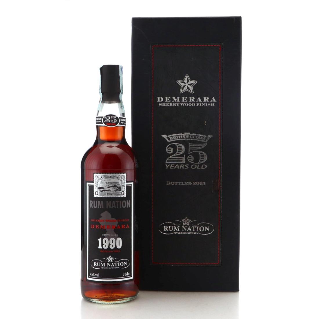 Image for Demerara 1990 Rum Nation 25 Year Old