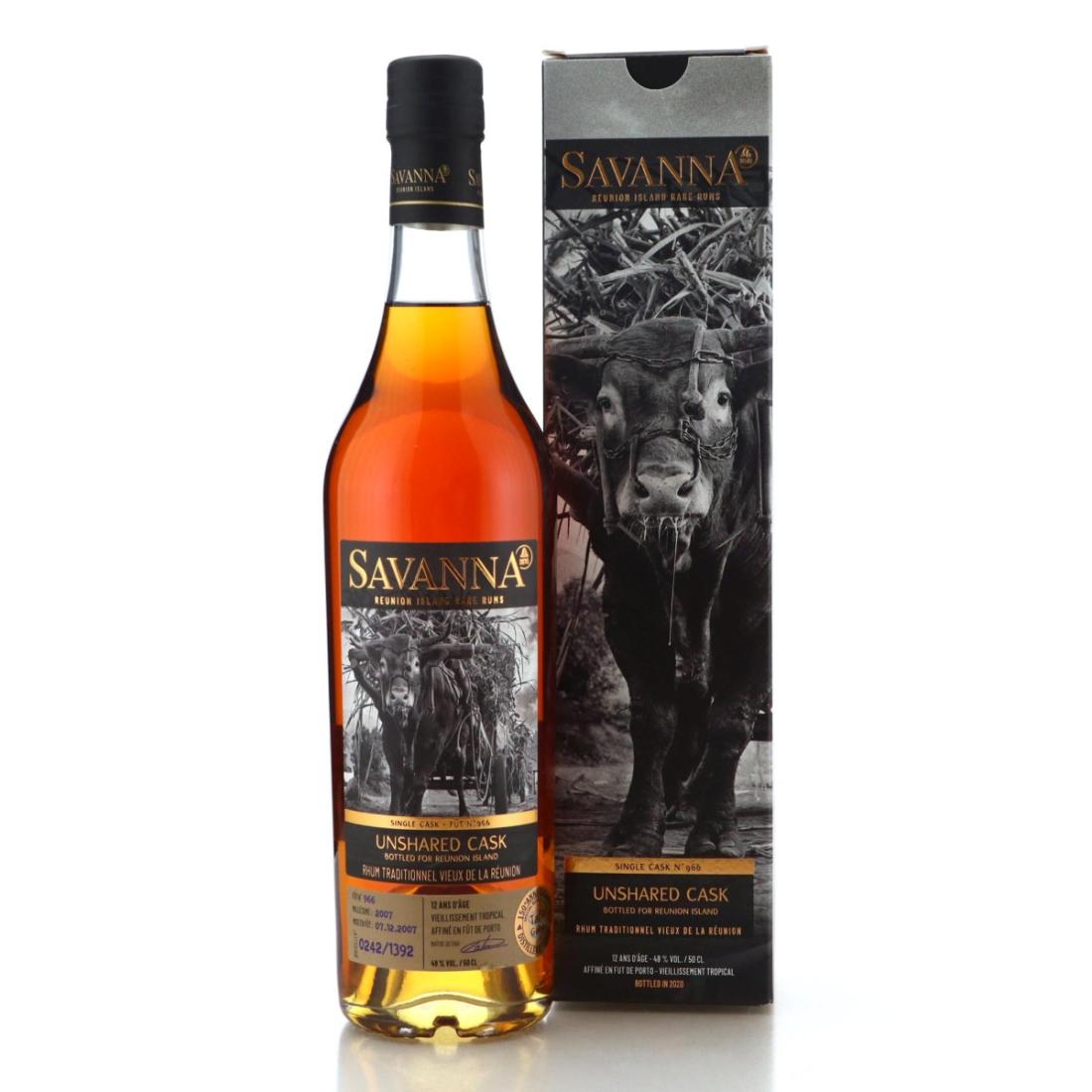 Image for Savanna 2007 Unshared Cask 12 Year Old Rhum Traditionnel - 150th Anniversary