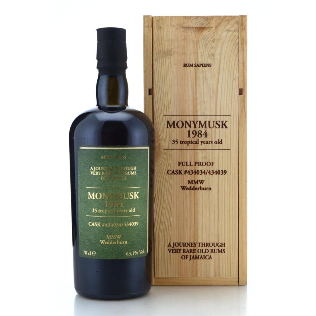 Image for Monymusk MMW 1984 Rum Sapiens 35 Year Old