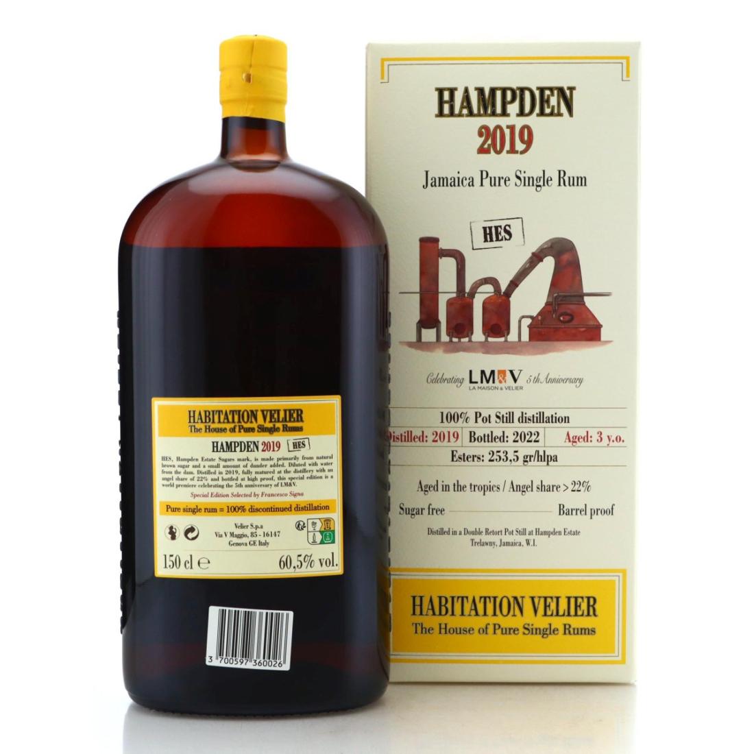 Image for Hampden HES 2019 Habitation Velier 3 Year Old Magnum