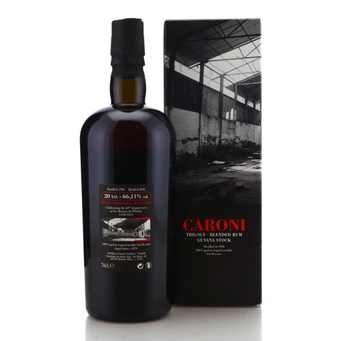 Image for Caroni 1996 Trilogy 20 Year Blended Rum - Guyana Stock