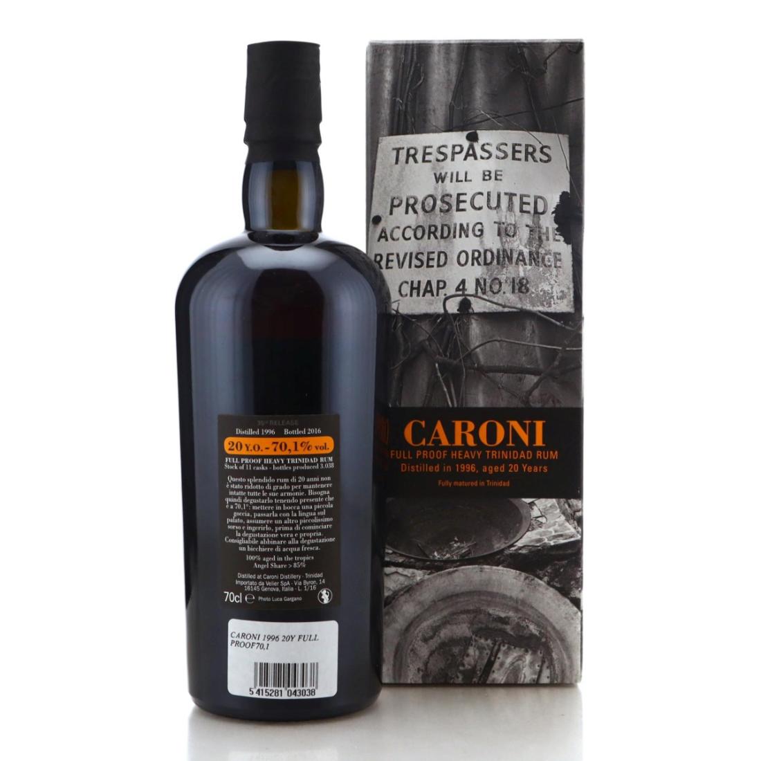 Image for Caroni 1996 Full Proof 20 Year Old Heavy