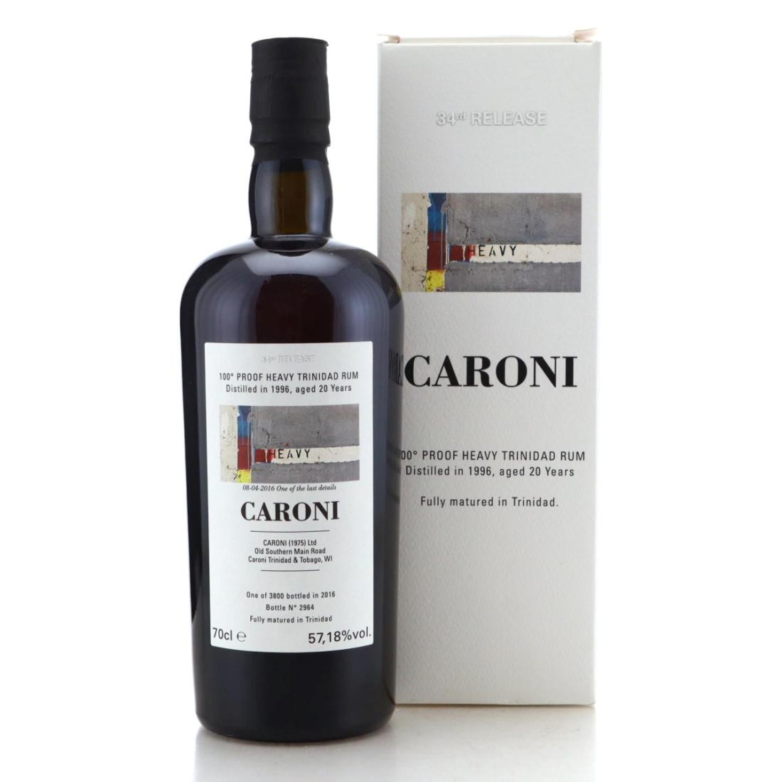 Image for Caroni 1996 100° Proof 20 Year Old Heavy