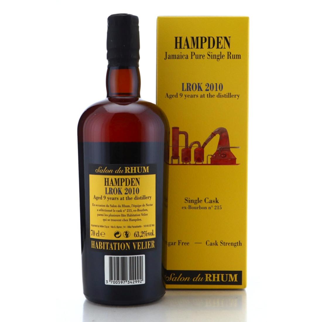 Image for Hampden LROK 2010 Habitation Velier 9 Year Old