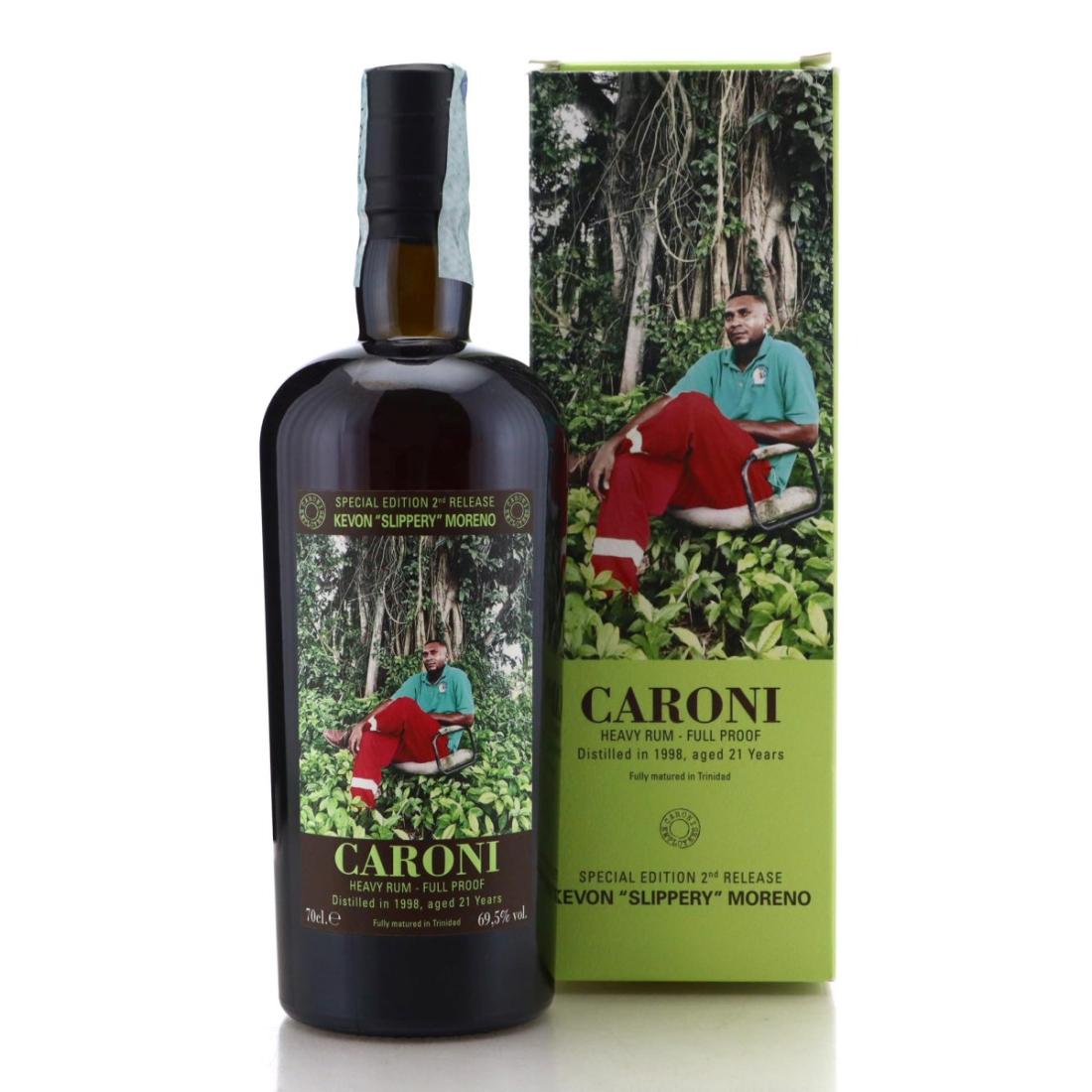 Image for Caroni 1998 Full Proof 21 Year Old Heavy - Kevon "Slippery" Moreno