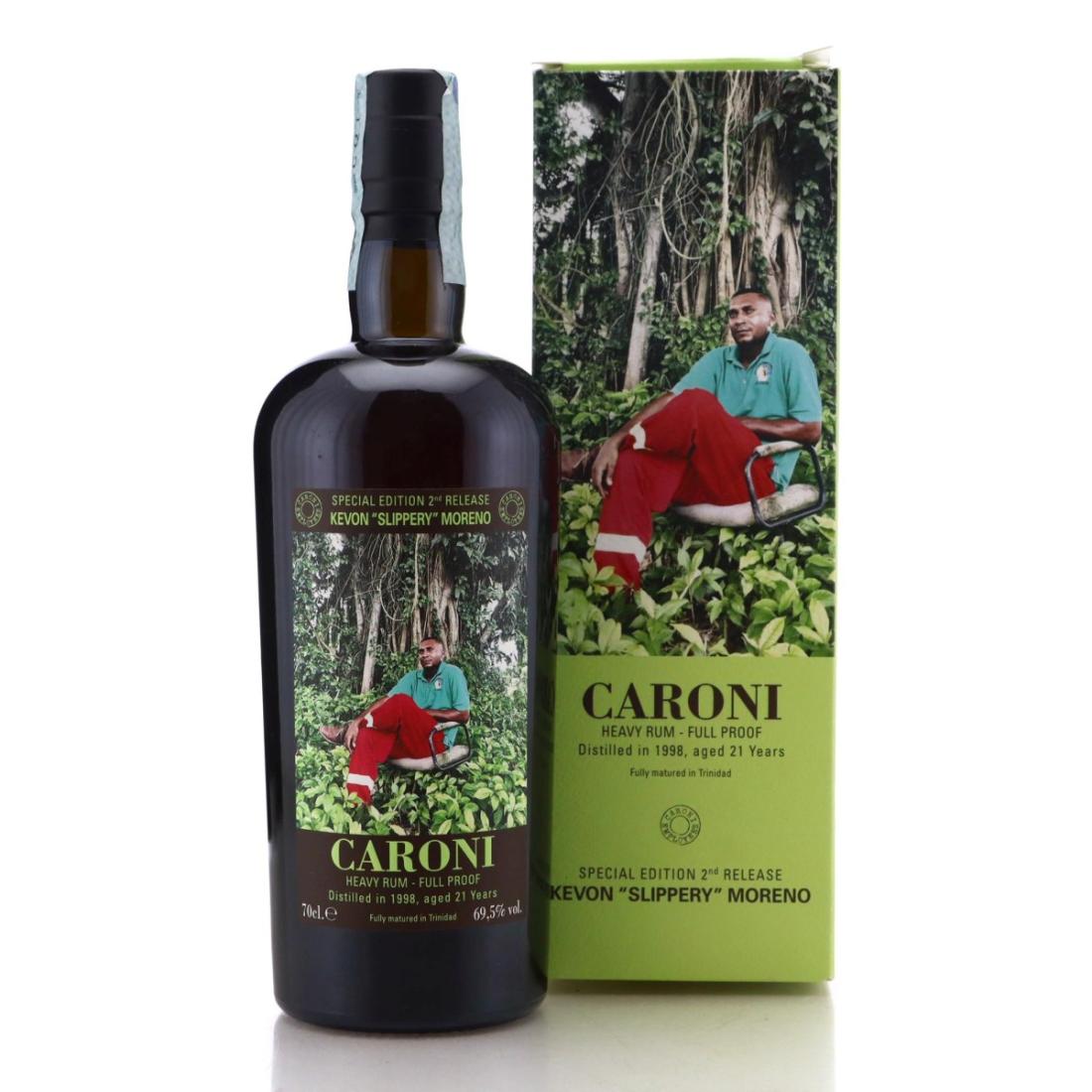 Image for Caroni 1998 Full Proof 21 Year Old Heavy - Kevon "Slippery" Moreno