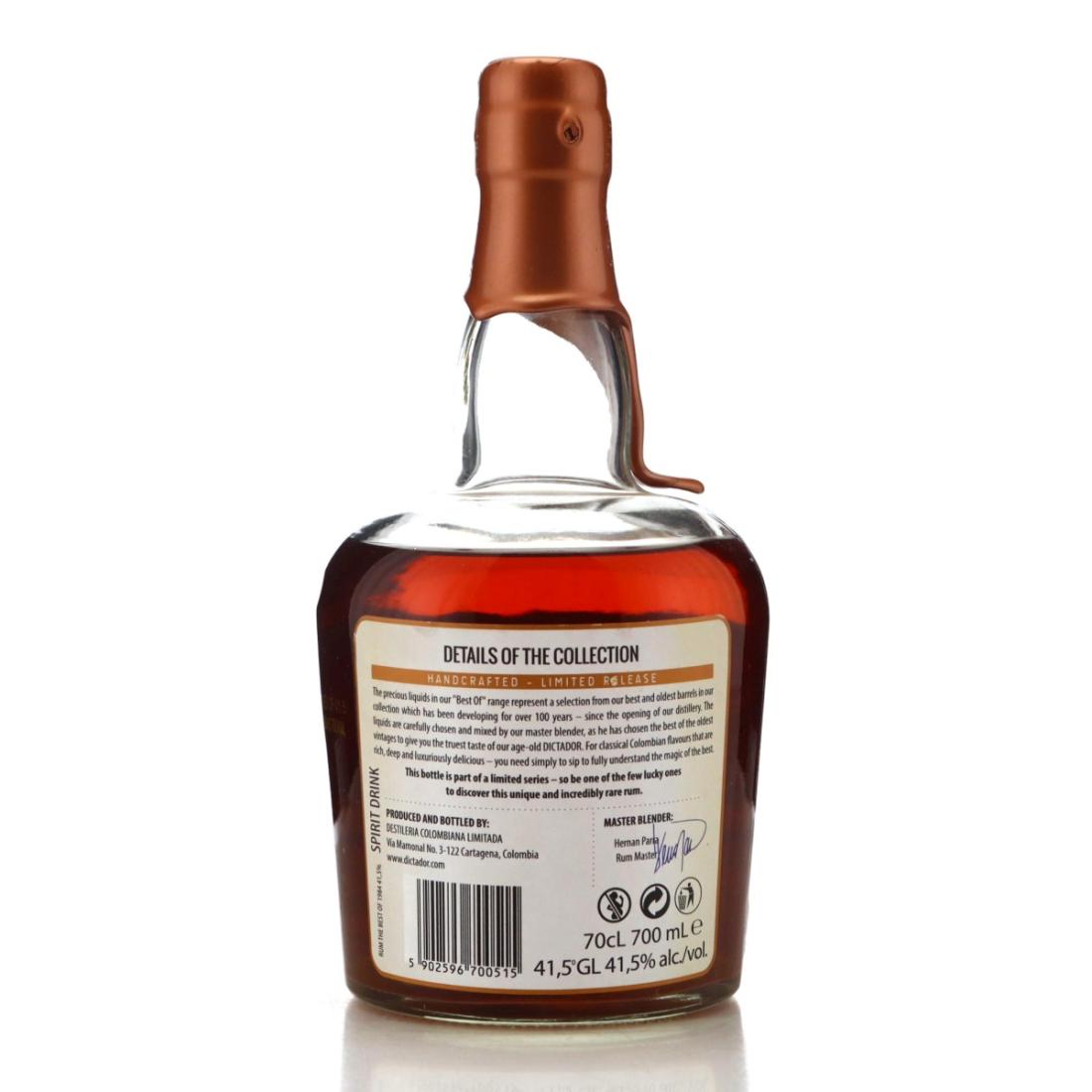 Image for Dictador Best of 1984 31 Year Old Batch #691114