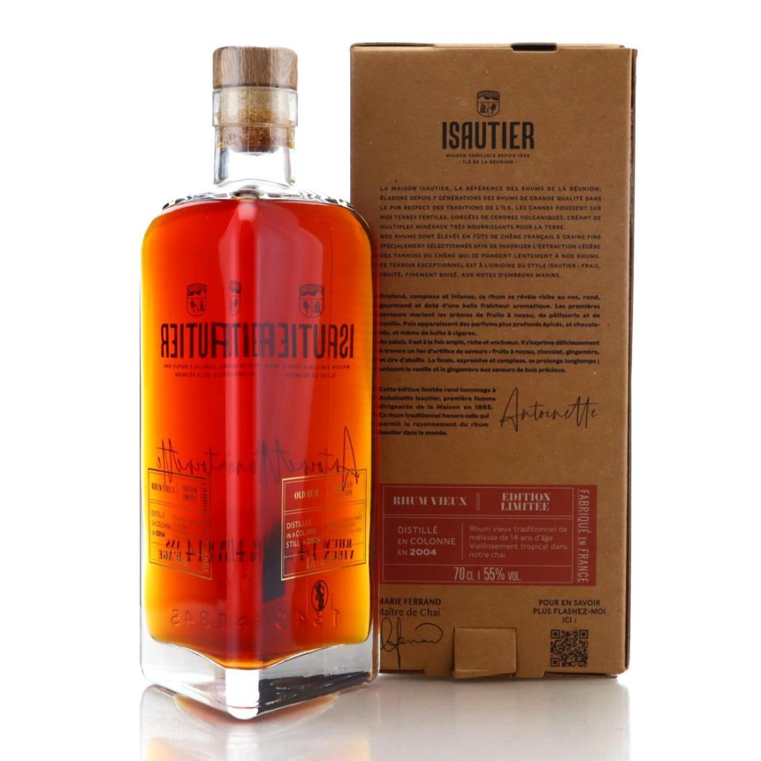 Image for Isautier 2004 Antoinette 14 Year Old Rhum Traditionnel