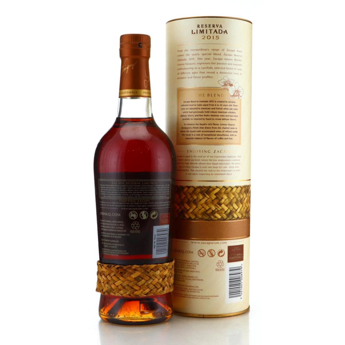 Image for Ron Zacapa Centenario Reserva Limitada 2015