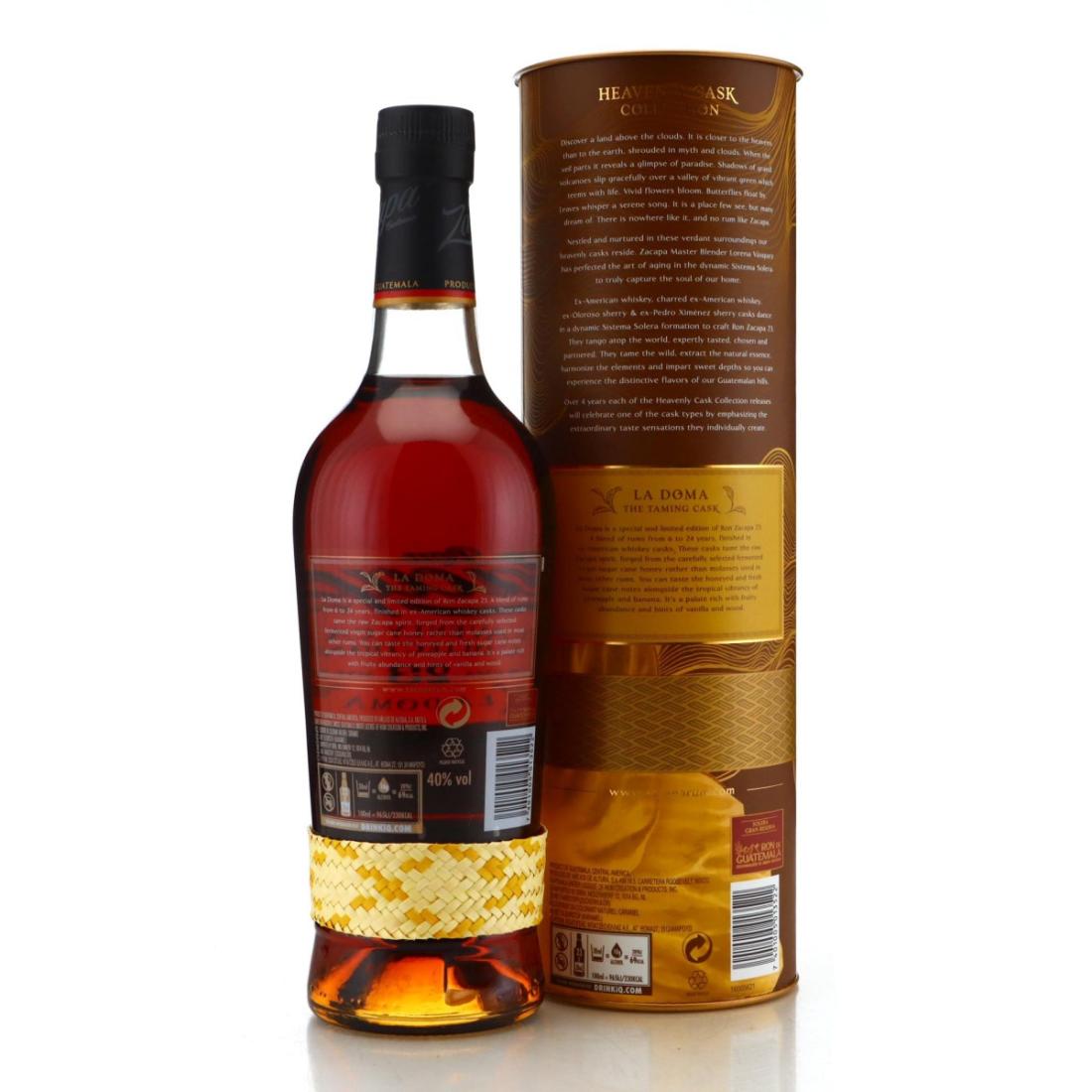 Image for Ron Zacapa Centenario Sistema Solera 23 Heavenly Cask Collection - La Doma