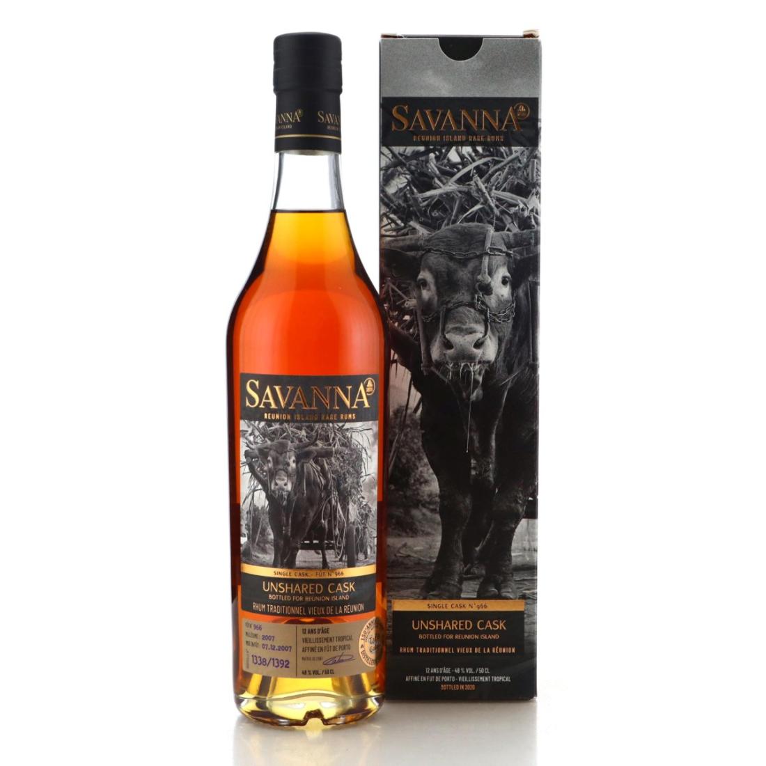 Image for Savanna 2007 Unshared Cask 12 Year Old Rhum Traditionnel - 150th Anniversary
