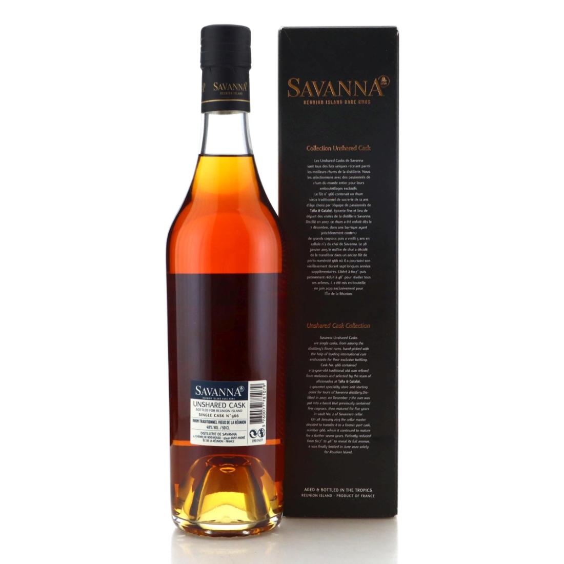 Image for Savanna 2007 Unshared Cask 12 Year Old Rhum Traditionnel - 150th Anniversary