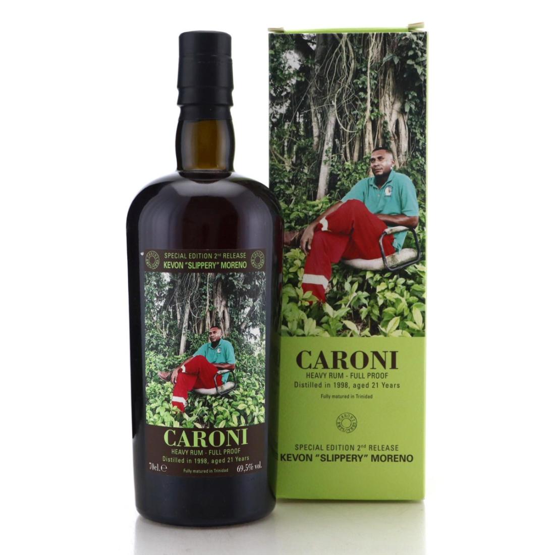 Image for Caroni 1998 Full Proof 21 Year Old Heavy - Kevon "Slippery" Moreno