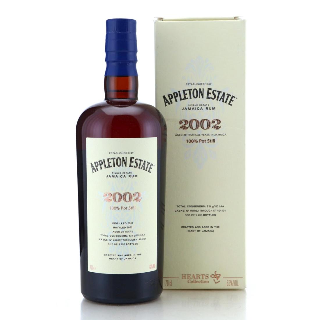 Image for Appleton Estate 2002 Hearts Collection 20 Year Old