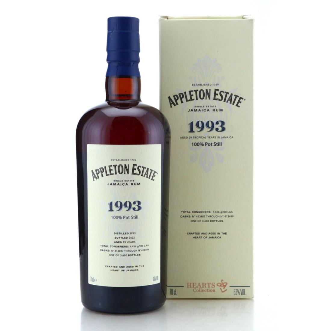 Image for Appleton Estate 1993 Hearts Collection 29 Year Old