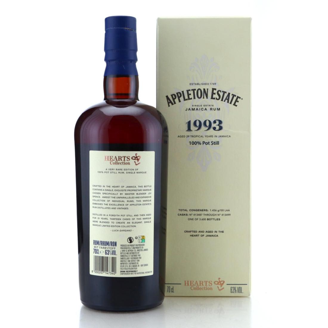 Image for Appleton Estate 1993 Hearts Collection 29 Year Old