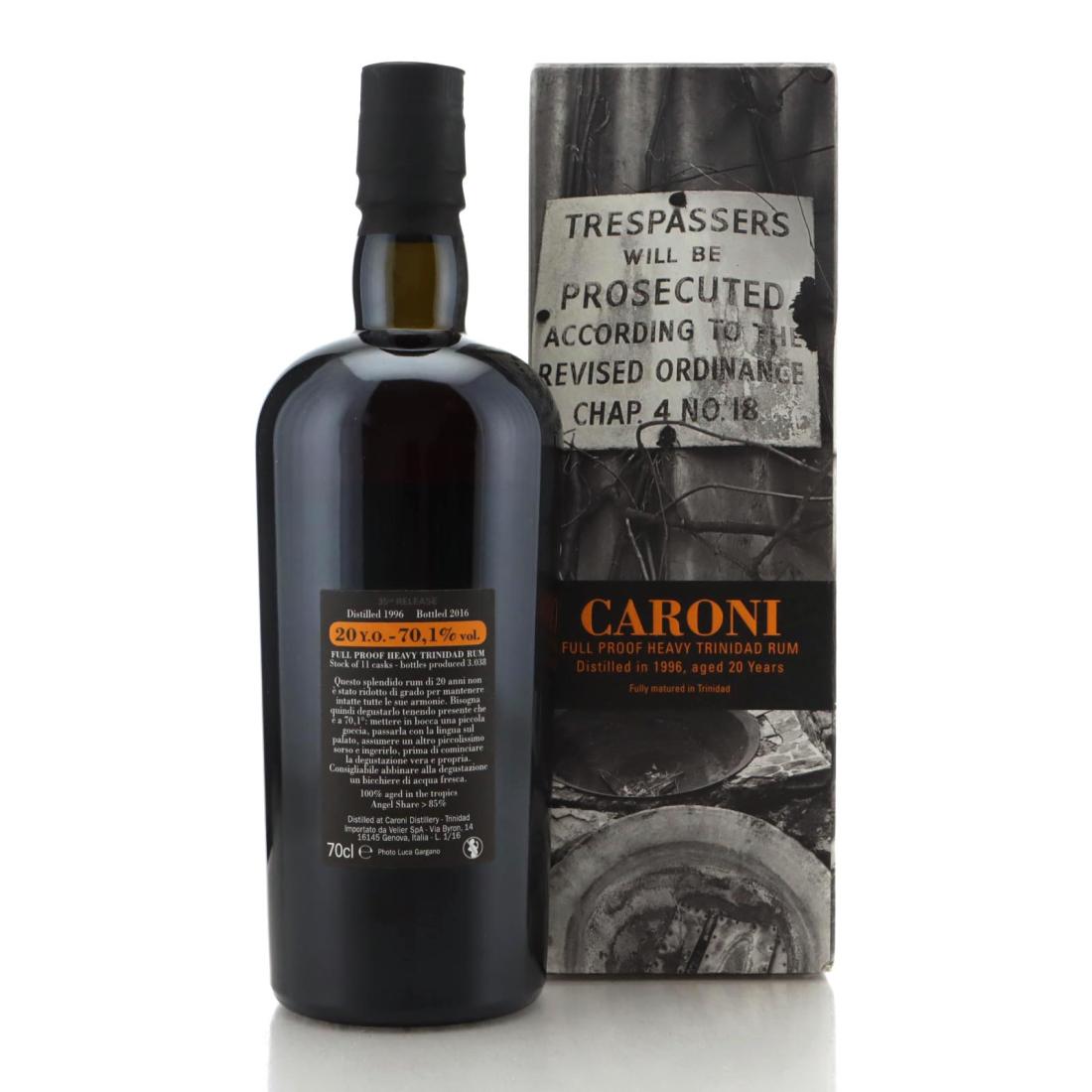 Image for Caroni 1996 Full Proof 20 Year Old Heavy