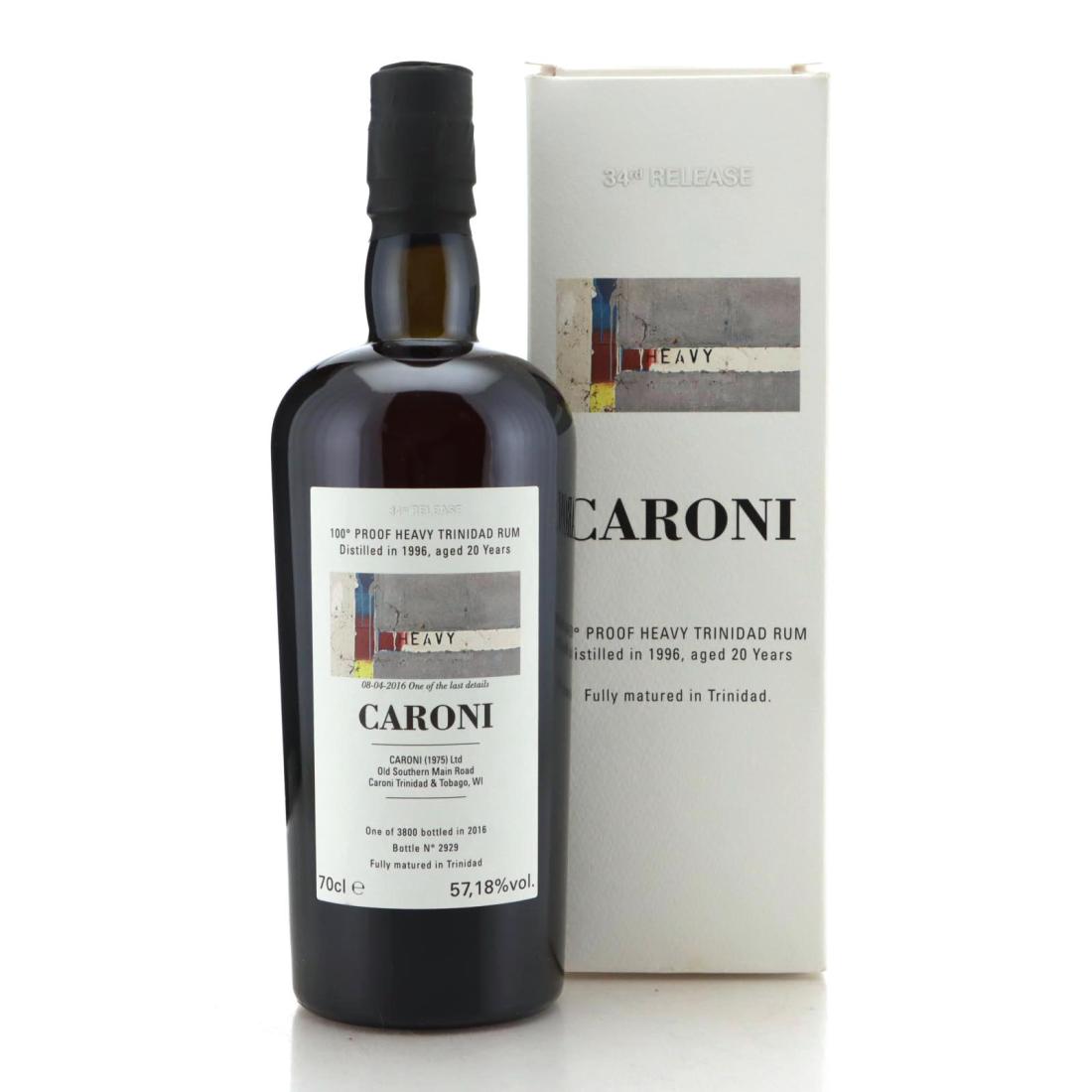 Image for Caroni 1996 100° Proof 20 Year Old Heavy
