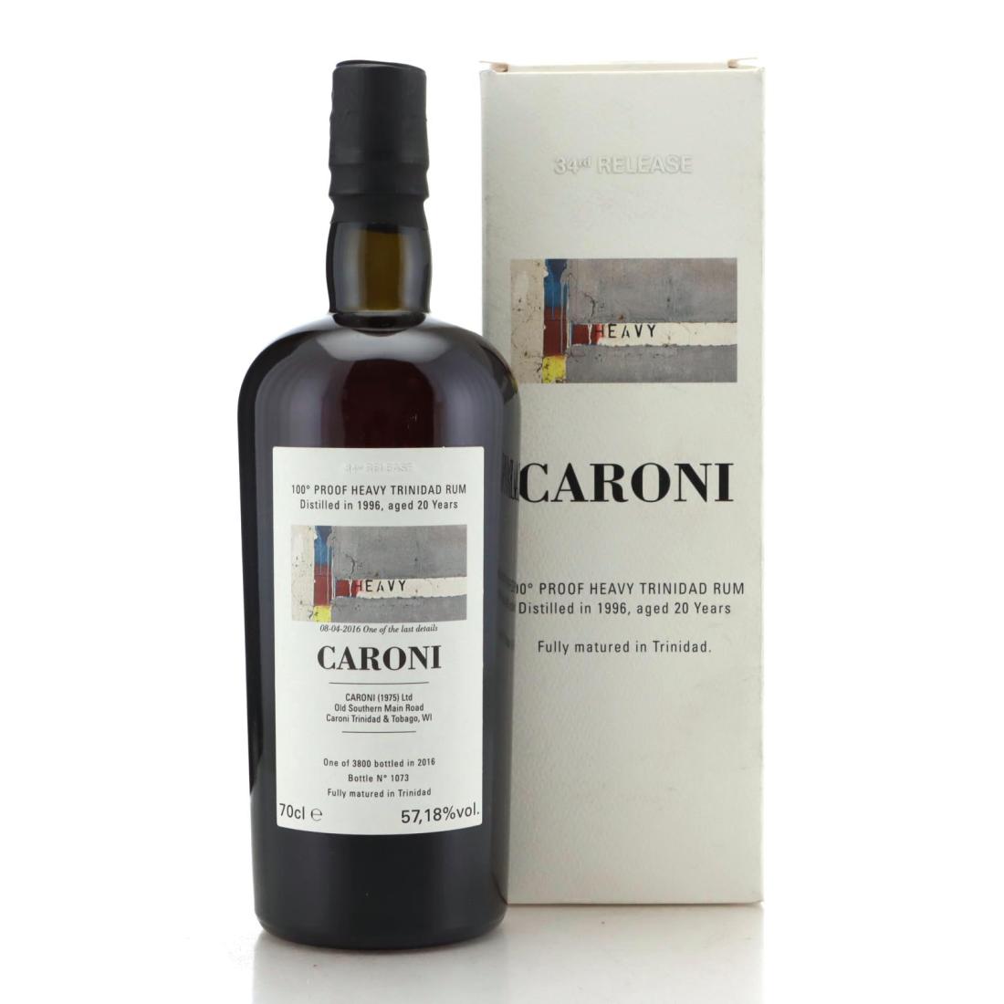 Image for Caroni 1996 100° Proof 20 Year Old Heavy