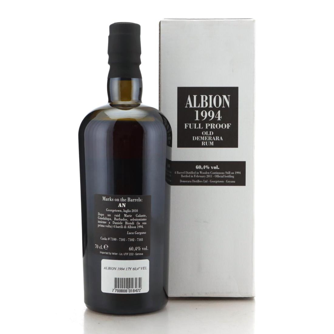 Image for Albion AN 1994 Full Proof 17 Year Old