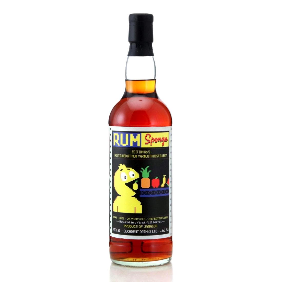 Image for New Yarmouth 1994 Rum Sponge 26 Year Old Edition No.5