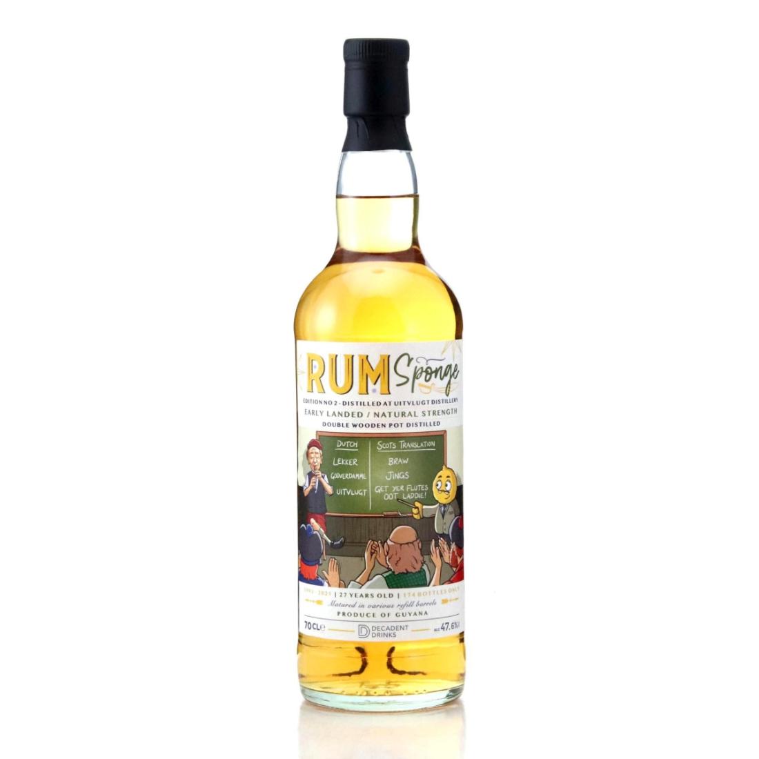 Image for Uitvlugt 1993 Rum Sponge 27 Year Old Edition No.2