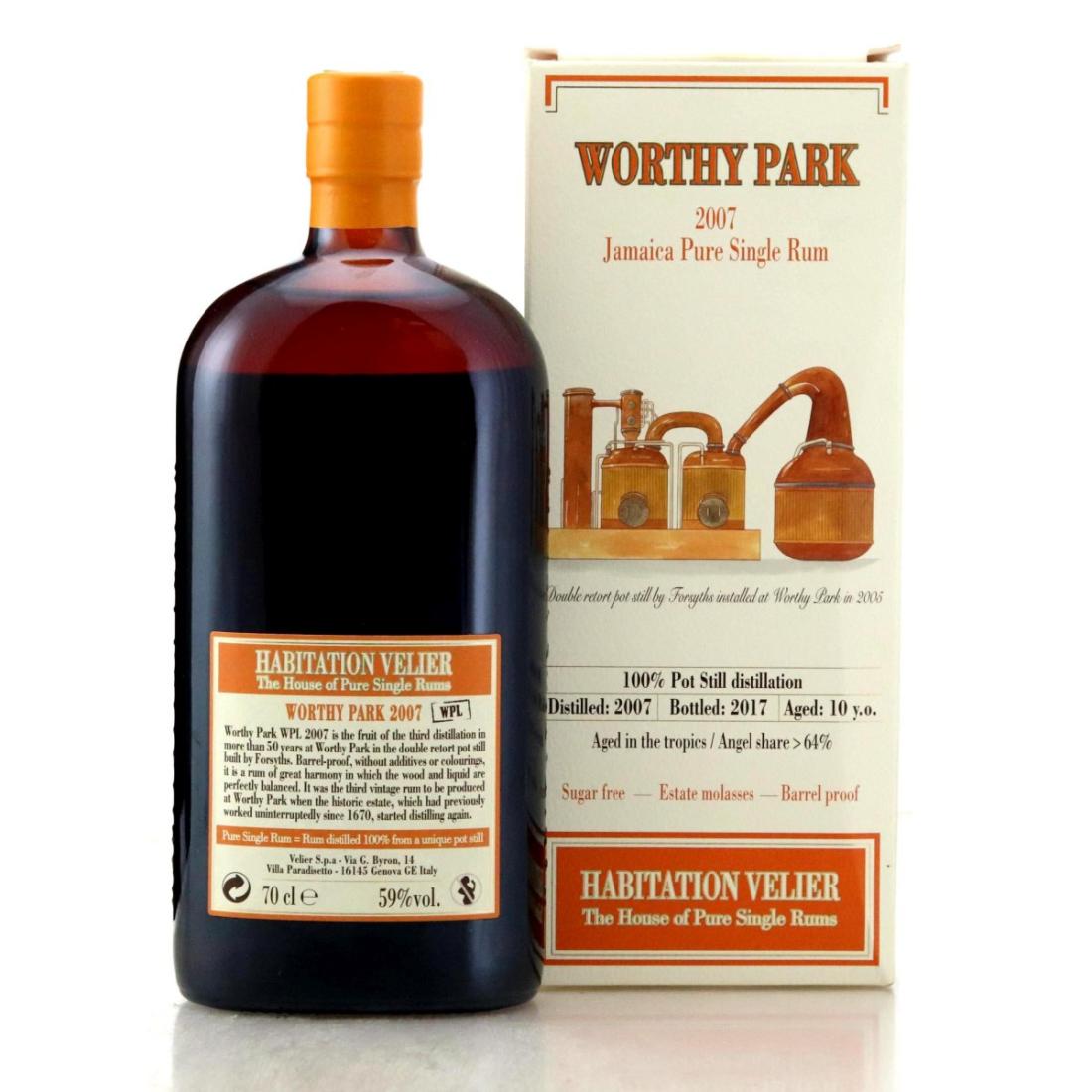 Image for Worthy Park WPL 2007 Habitation Velier 10 Year Old