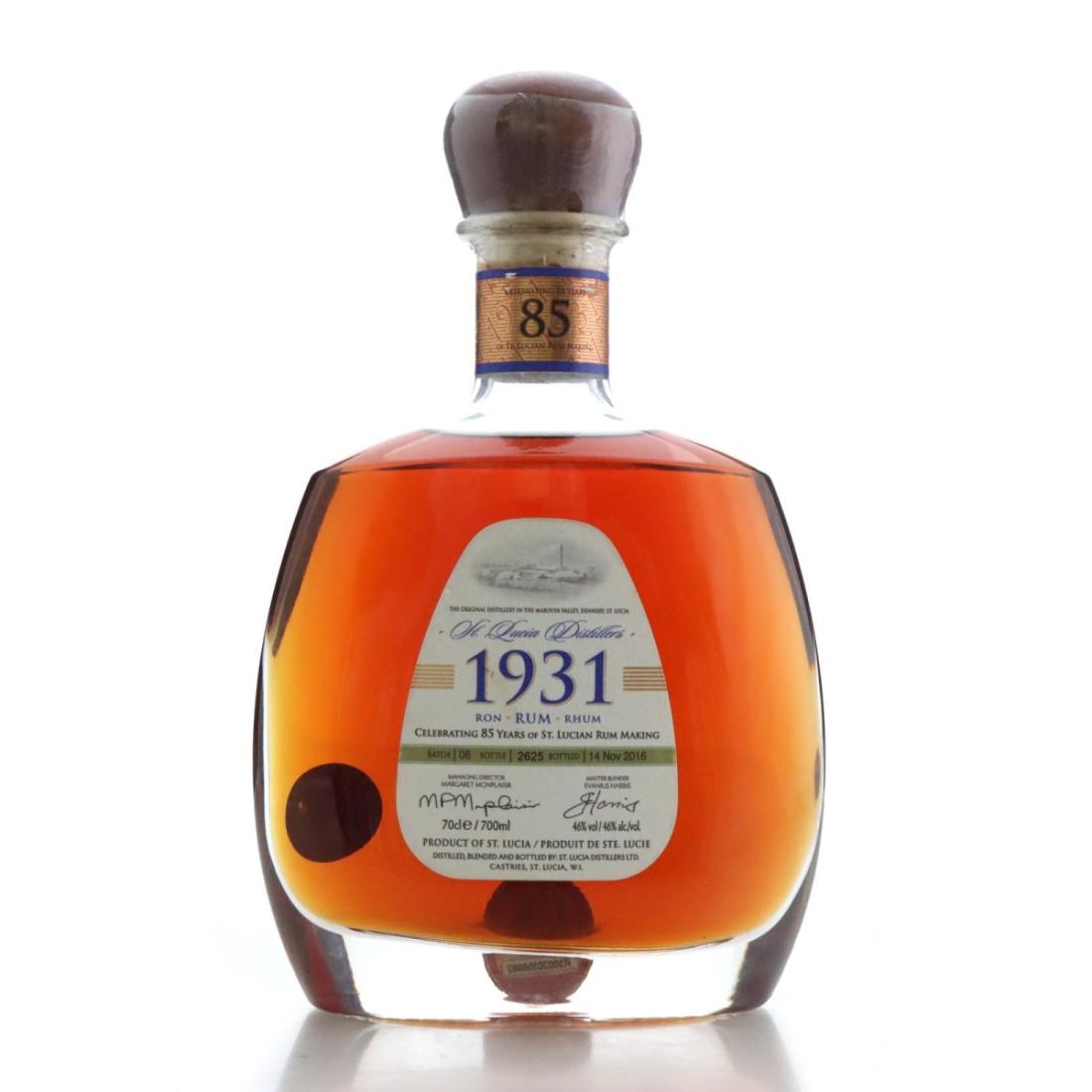 Image for 1931 Rum Batch 6 - 85 Years of Saint Lucian Rum Making