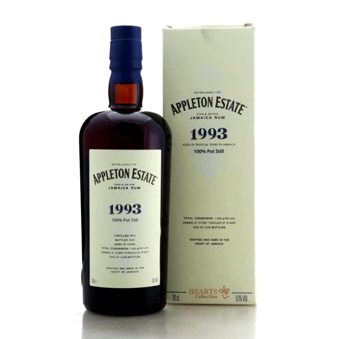 Image for Appleton Estate 1993 Hearts Collection 29 Year Old