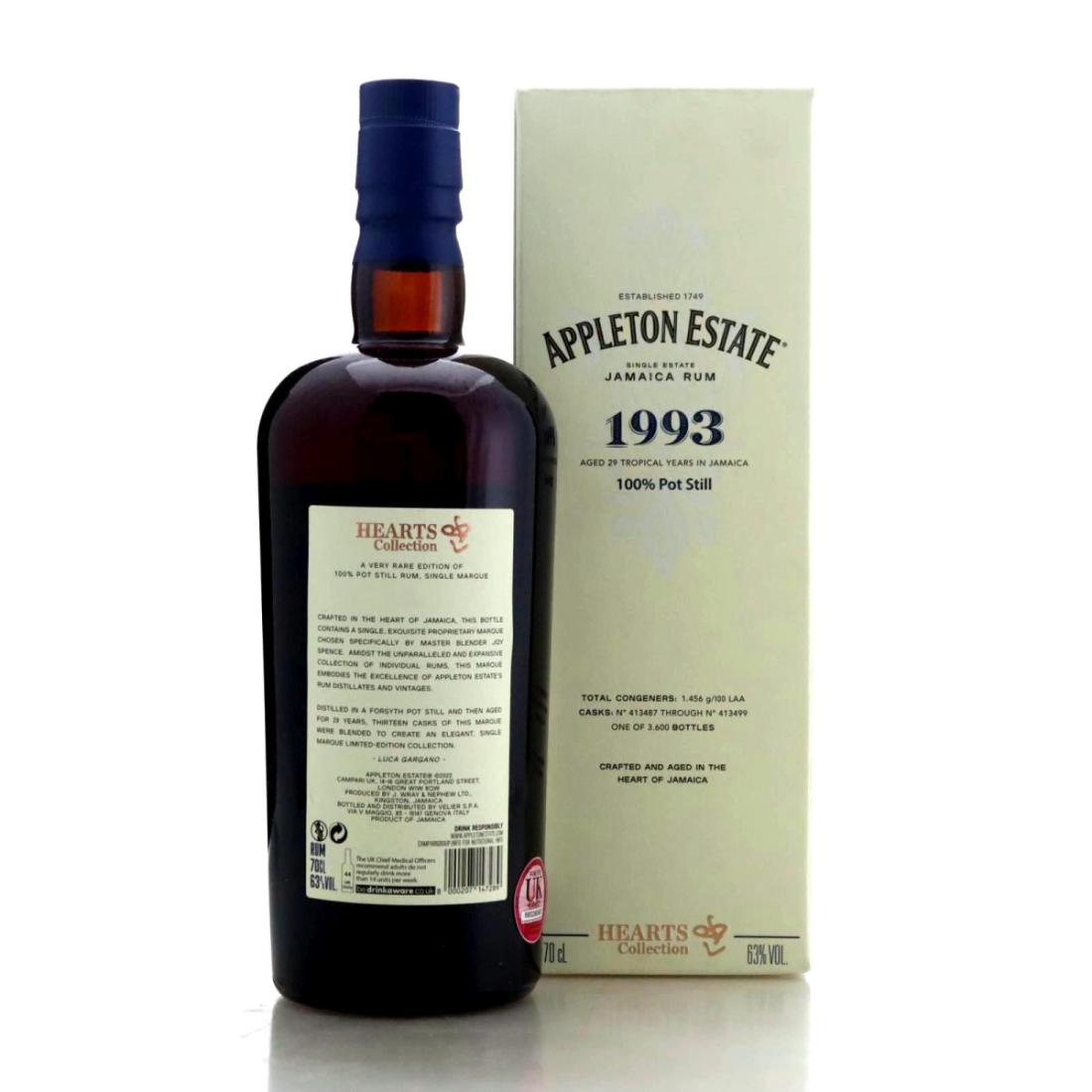 Image for Appleton Estate 1993 Hearts Collection 29 Year Old