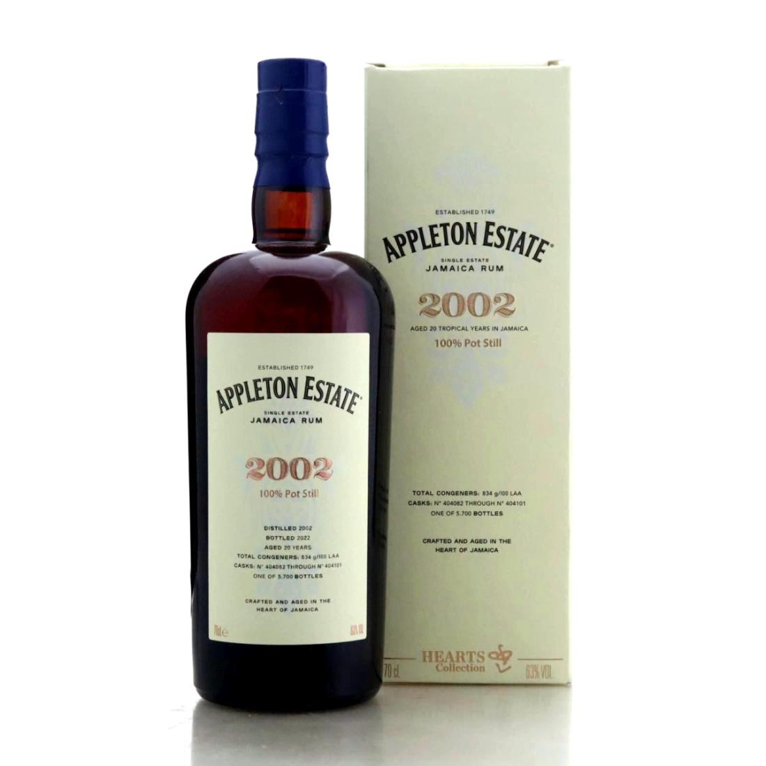Image for Appleton Estate 2002 Hearts Collection 20 Year Old
