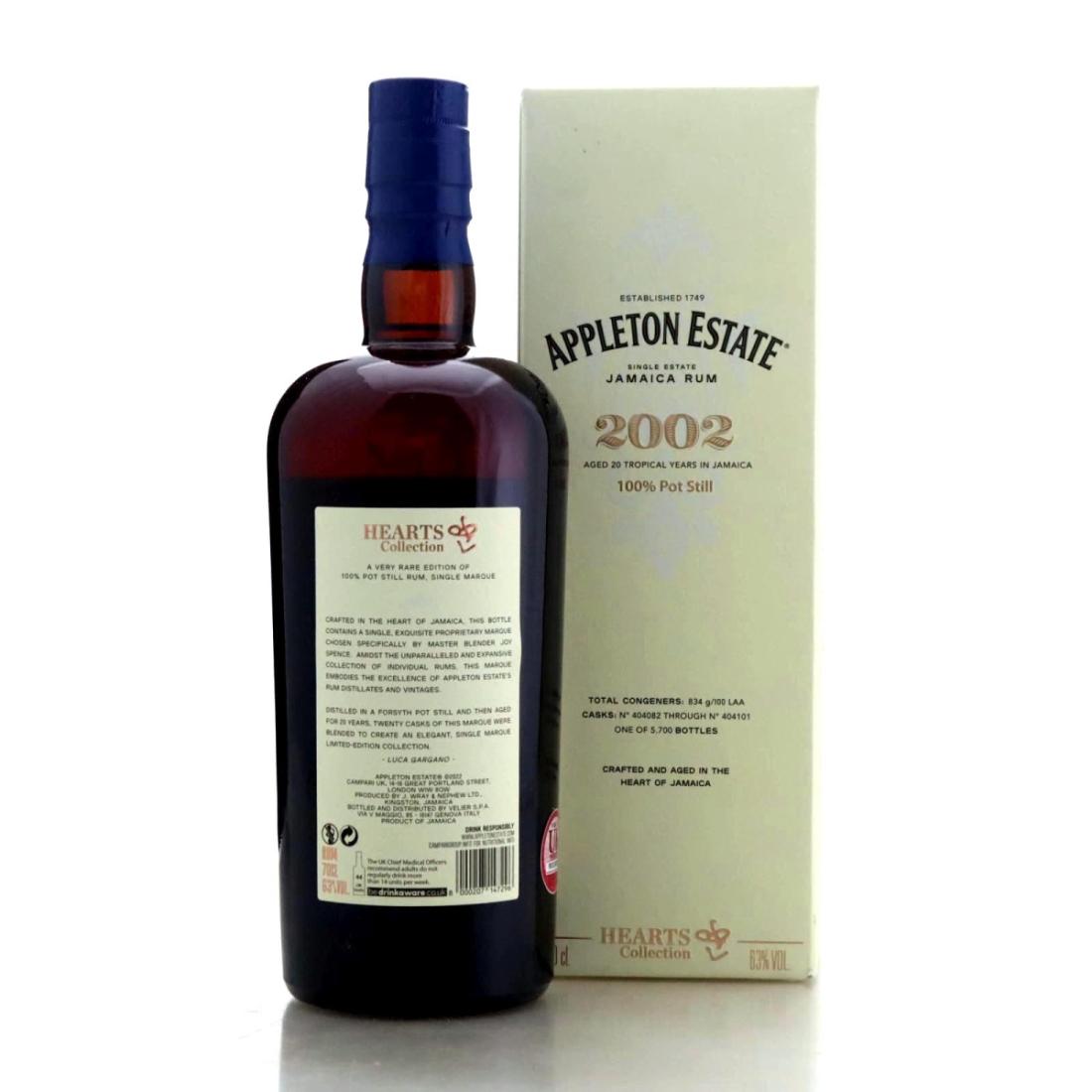Image for Appleton Estate 2002 Hearts Collection 20 Year Old