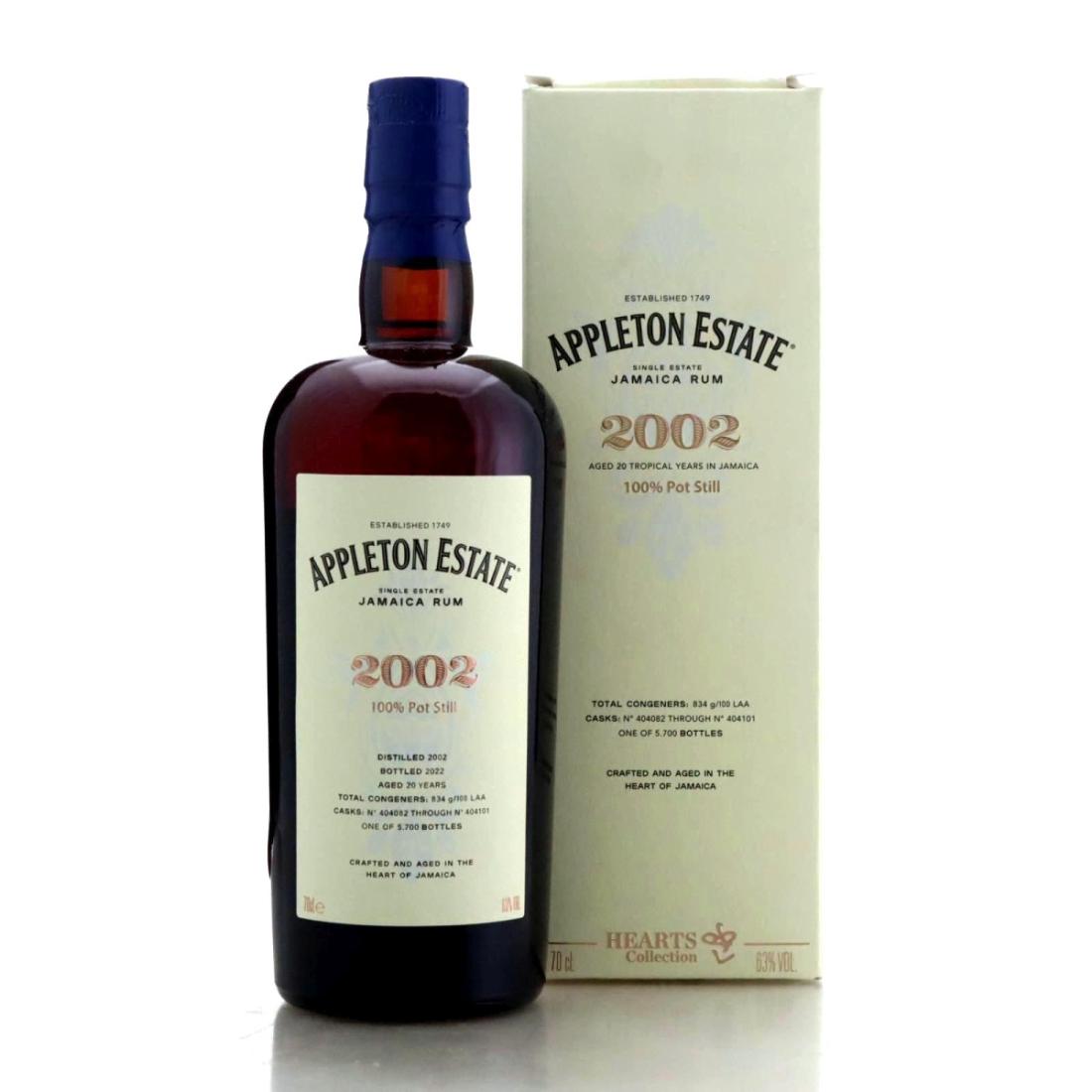 Image for Appleton Estate 2002 Hearts Collection 20 Year Old