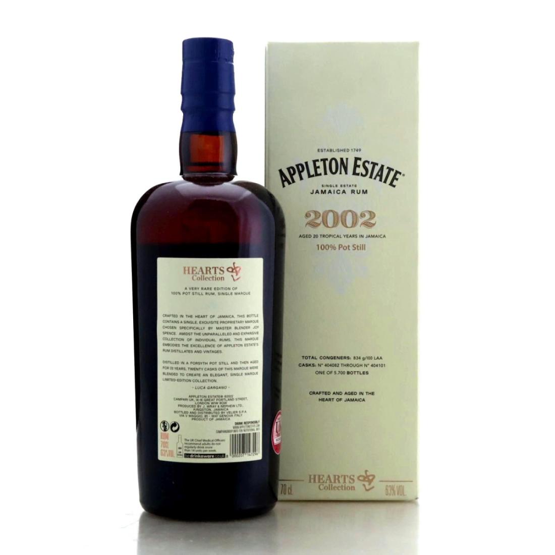 Image for Appleton Estate 2002 Hearts Collection 20 Year Old