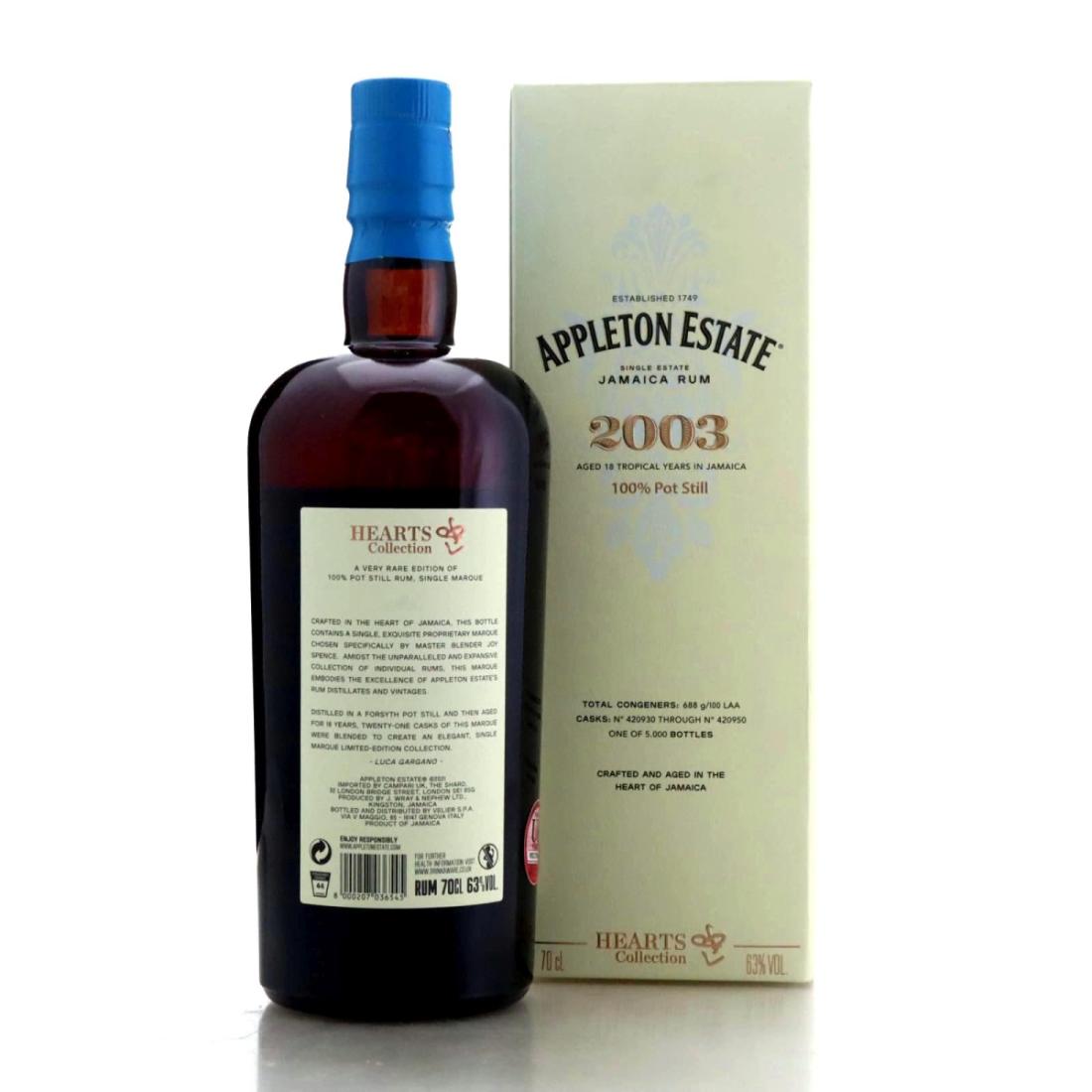 Image for Appleton Estate 2003 Hearts Collection 18 Year Old