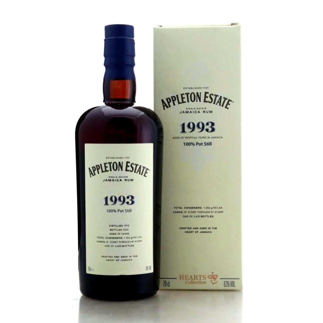 Image for Appleton Estate 1993 Hearts Collection 29 Year Old