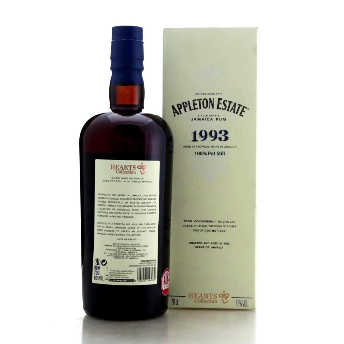 Image for Appleton Estate 1993 Hearts Collection 29 Year Old