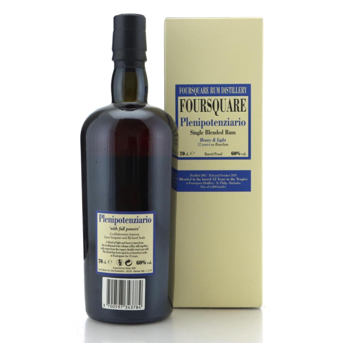 Image for Foursquare 2007 Plenipotenziario 12 Year Old