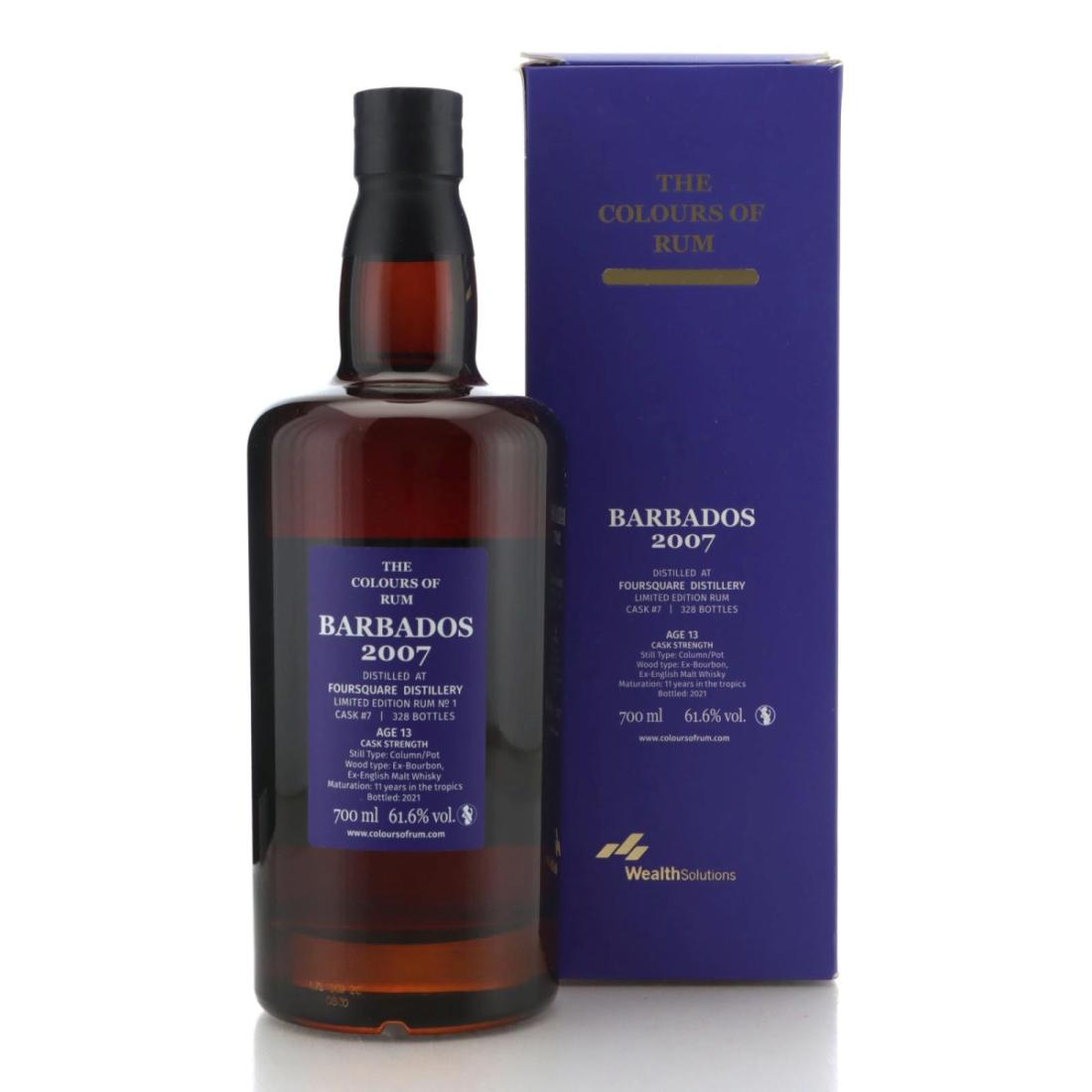 Image for Foursquare 2007 The Colours of Rum 13 Year Old