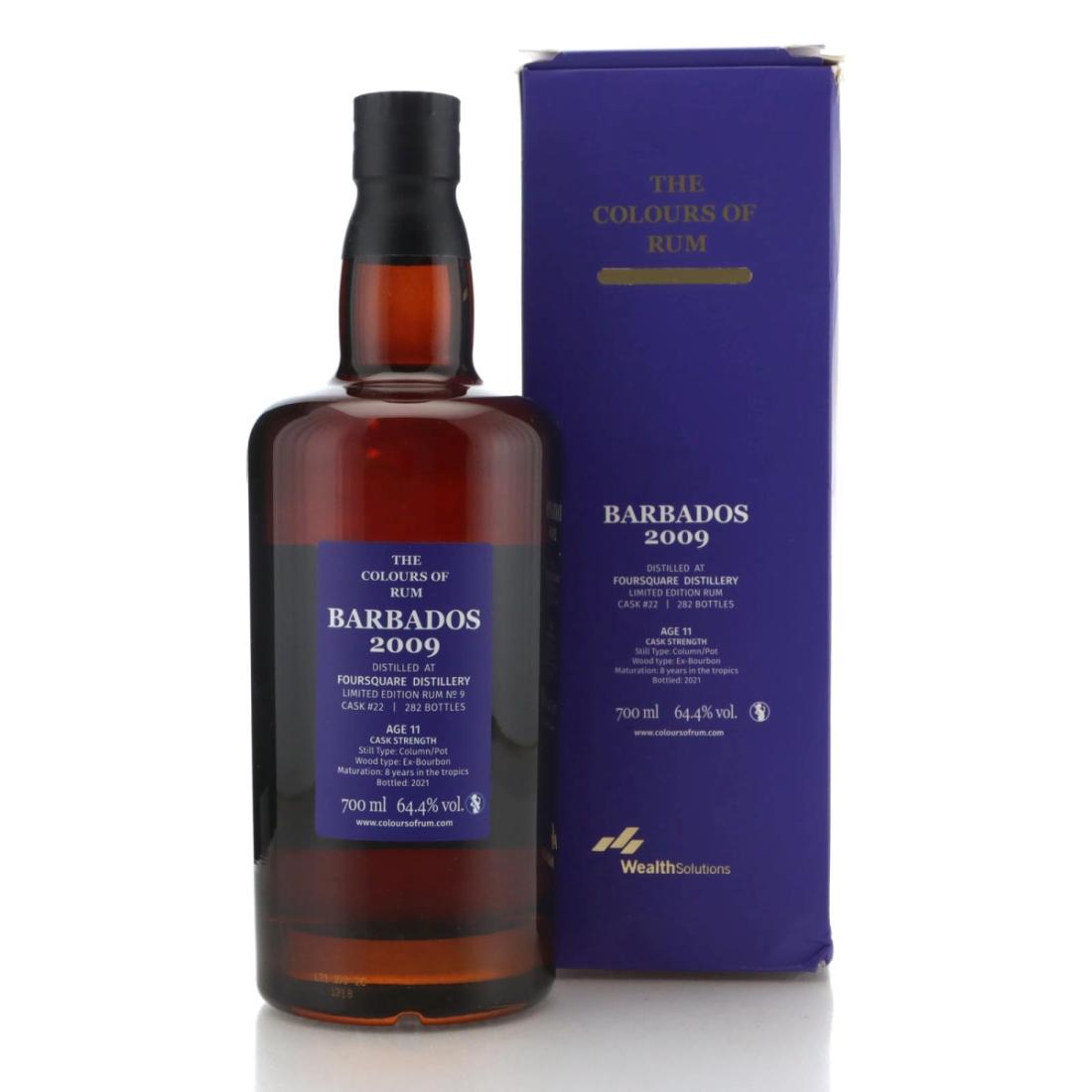 Image for Foursquare 2009 The Colours of Rum 11 Year Old