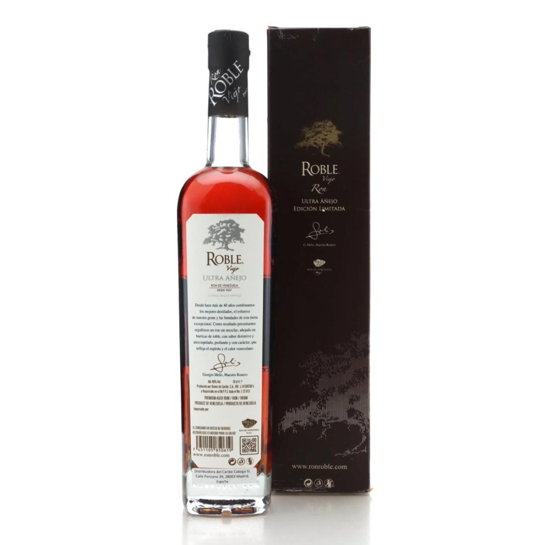 Image for Ron Roble Viejo 12 Year Old Ultra Añejo
