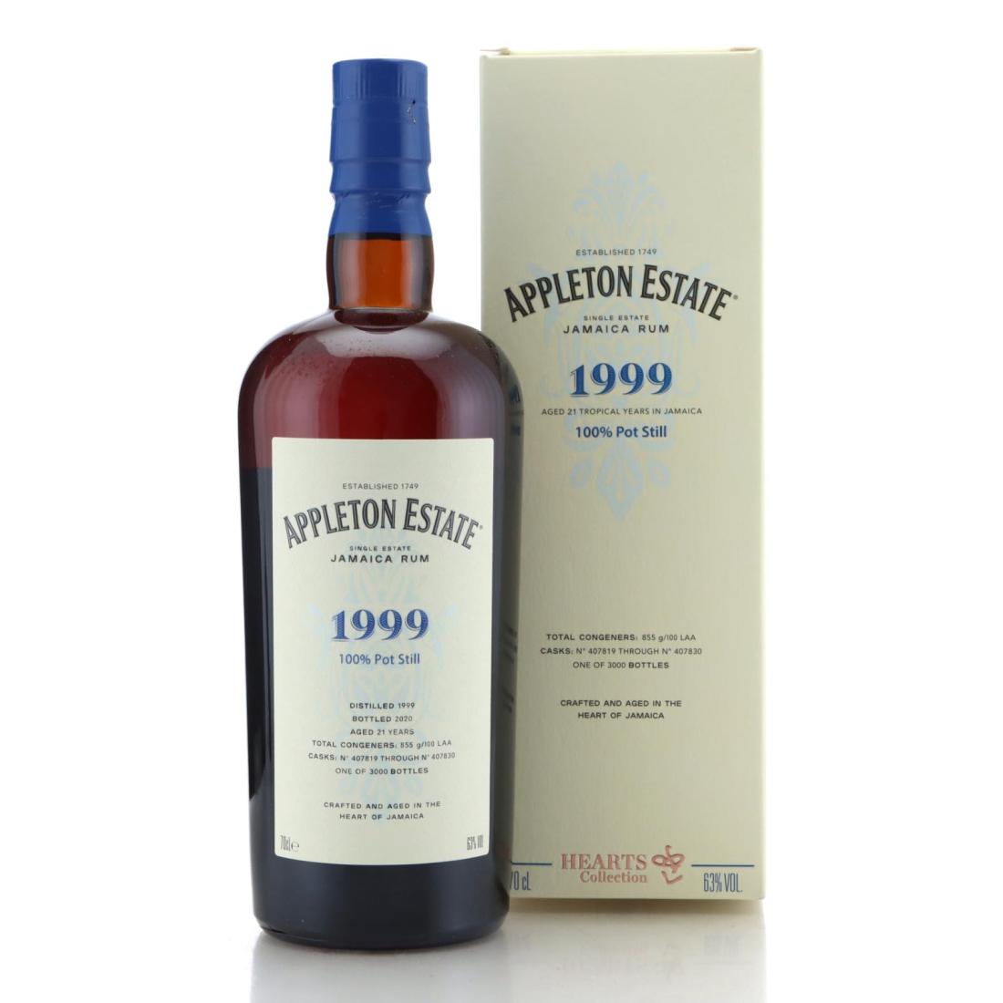 Image for Appleton Estate 1999 Hearts Collection 21 Year Old