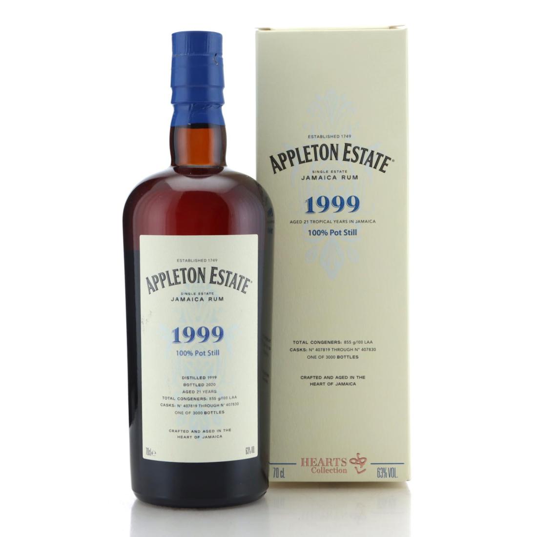 Image for Appleton Estate 1999 Hearts Collection 21 Year Old