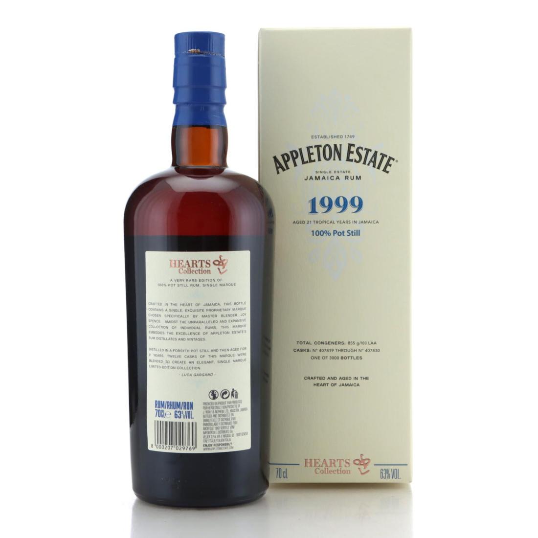 Image for Appleton Estate 1999 Hearts Collection 21 Year Old