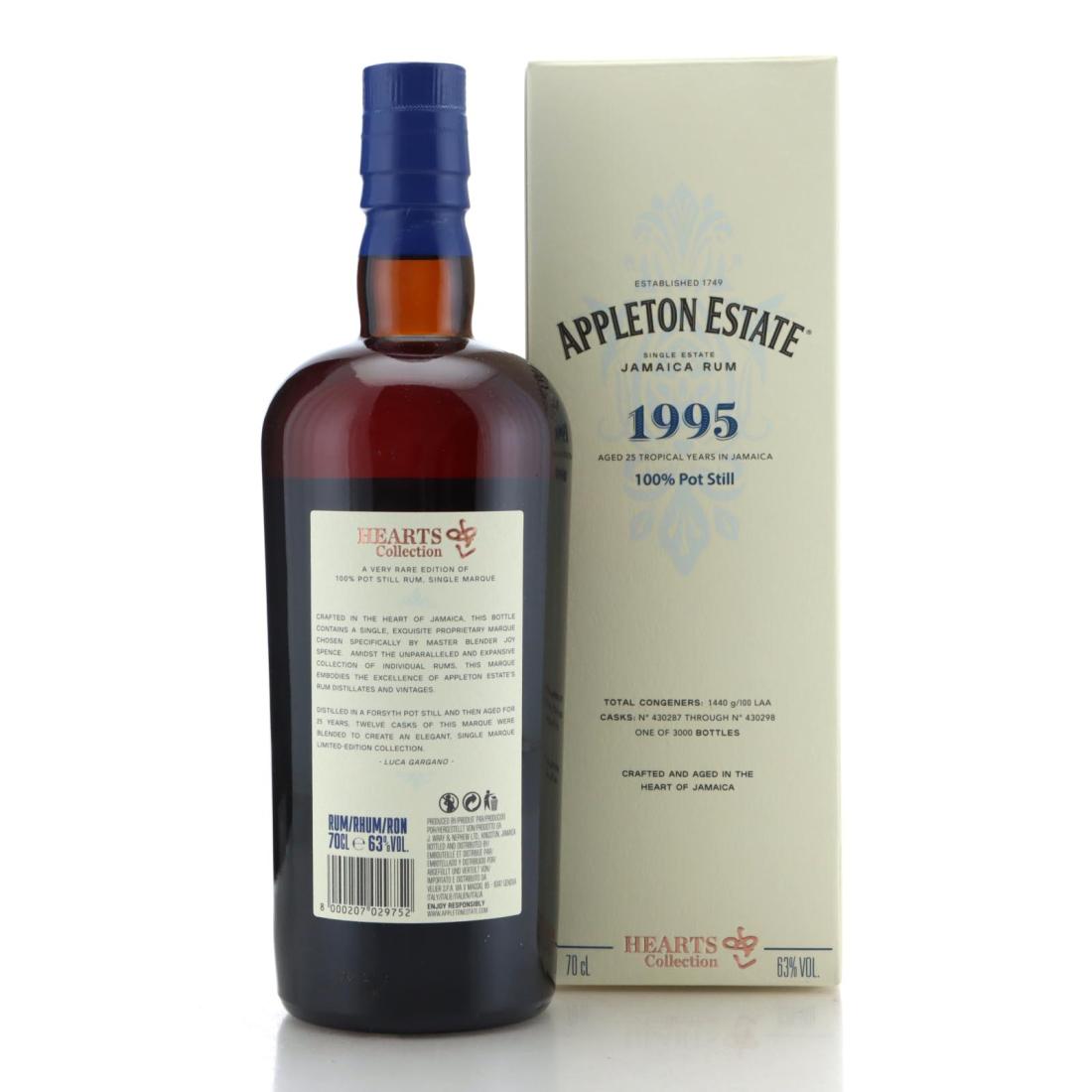 Image for Appleton Estate 1995 Hearts Collection 25 Year Old