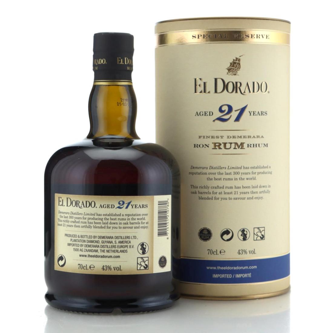 Image for El Dorado Special Reserve 21 Year Old