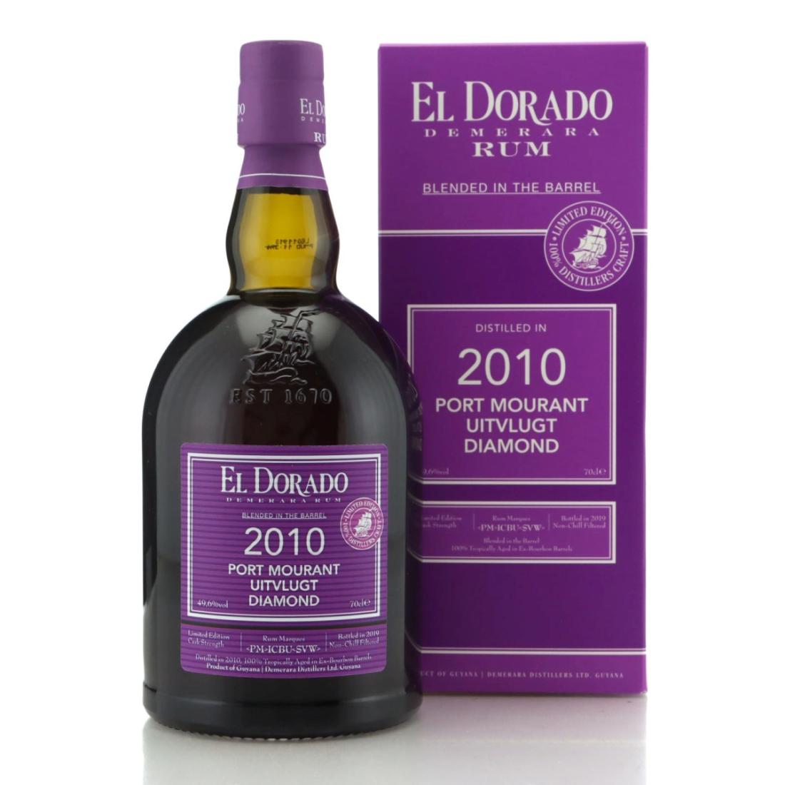 Image for Port Mourant, Uitvlugt & Diamond <PM>ICBU<SVW> 2010 El Dorado Blended in the Barrel