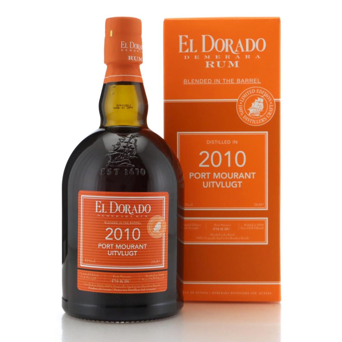 Image for Port Mourant & Uitvlugt <PM>ICBU 2010 El Dorado Blended in the Barrel