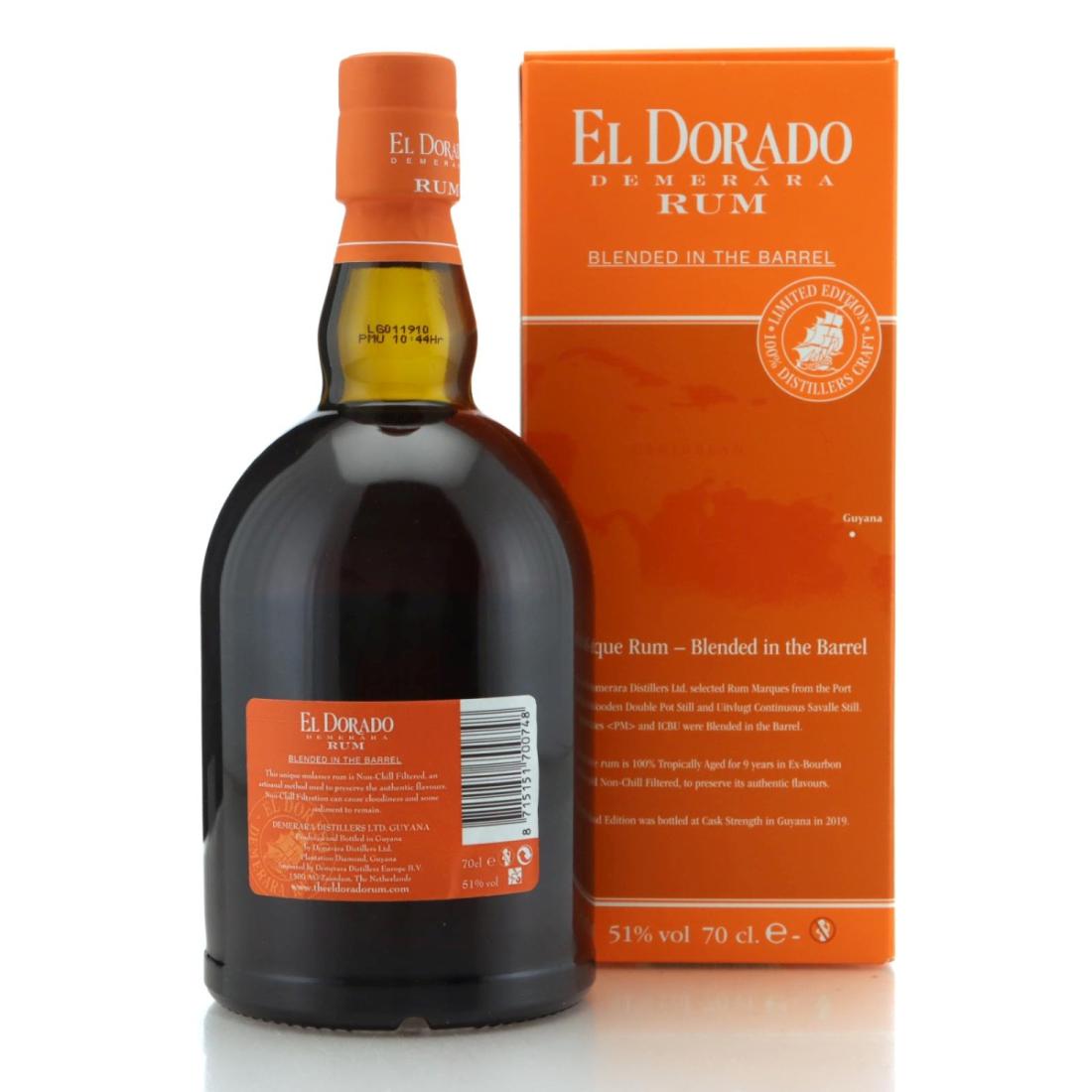 Image for Port Mourant & Uitvlugt <PM>ICBU 2010 El Dorado Blended in the Barrel