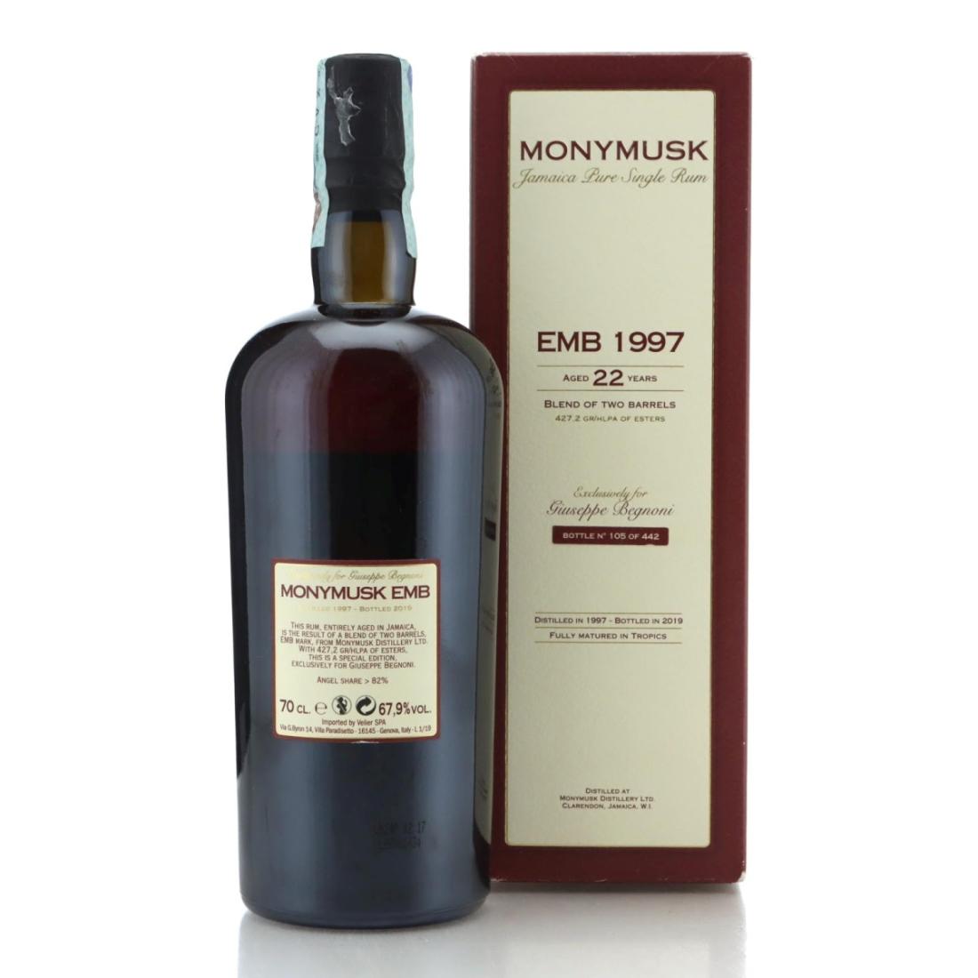 Image for Monymusk EMB 1997 Blend of Two Barrels 22 Year Old
